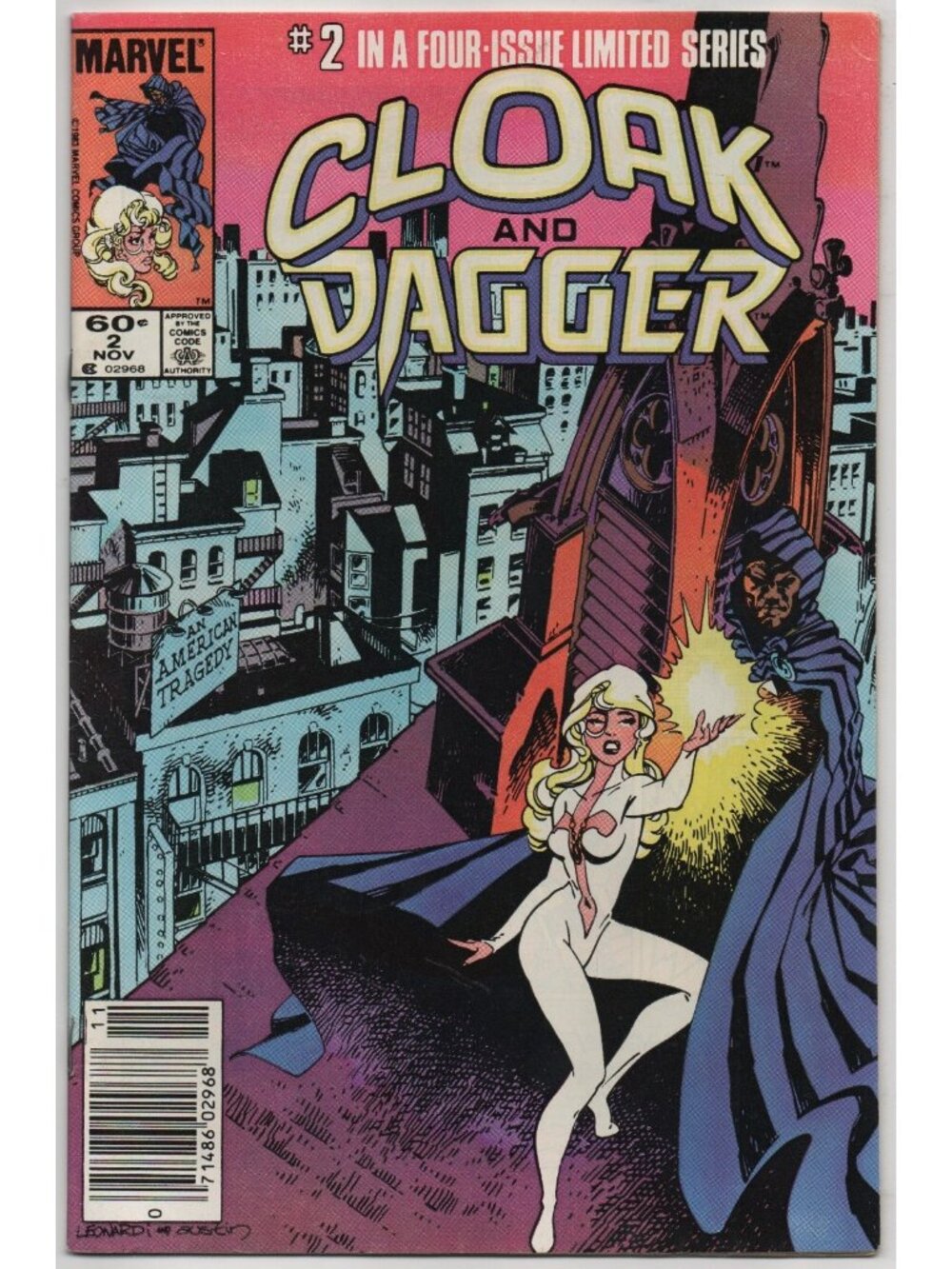 Cloak and Dagger 2 Marvel Comics 1983 FN/VF 7.0 Newsstand